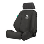 Toyota N70 Hilux SR5 with Seat Fitted Airbags (Xtra CAB) 2009-2015 Black Duck Seat Covers