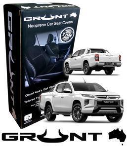 Grunt 4x4 Neoprene Seat Covers - Mitsubishi Triton MR (01/2019 on) - image 7
