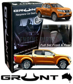 Grunt 4x4 Neoprene Seat Covers - Nissan Navara NP300 (2015 on)