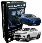 Grunt 4x4 Neoprene Seat Covers - Toyota Hilux (2015-2019)
