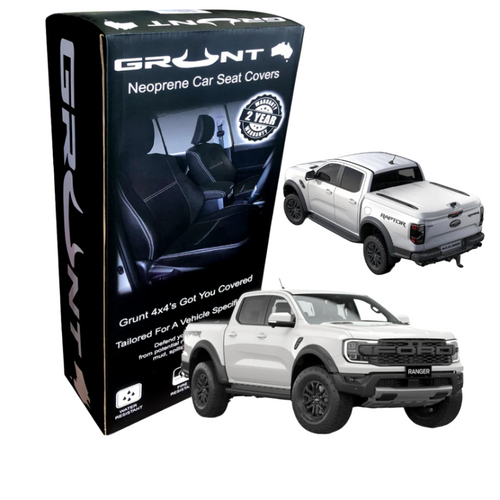 Grunt 4x4 Neoprene Seat Covers - Ford Ranger Raptor Next-Gen (2022 on)
