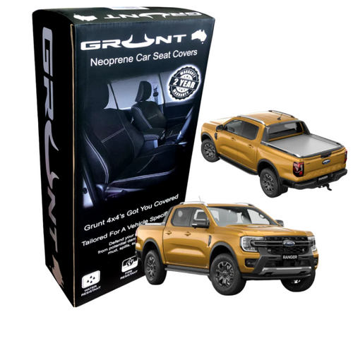 Grunt 4x4 Neoprene Seat Covers - Ford Ranger Next-Gen (2022 on)