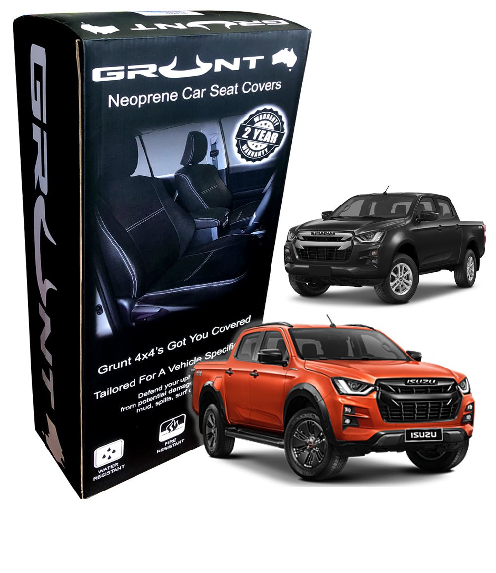 Grunt 4x4 Neoprene Seat Covers - Isuzu D-Max (07/2020 on)