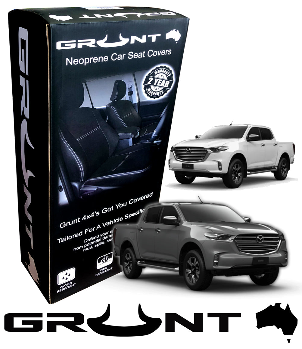Grunt 4x4 Neoprene Seat Covers - Mazda BT-50 (07/2020 on)
