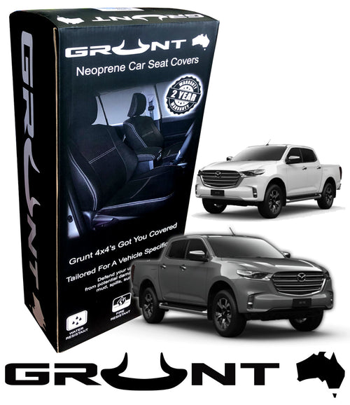 Grunt 4x4 Neoprene Seat Covers - Mazda BT-50 (07/2020 on)