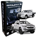 Grunt 4x4 Neoprene Seat Covers - Holden Colorado RG (2012-2019)