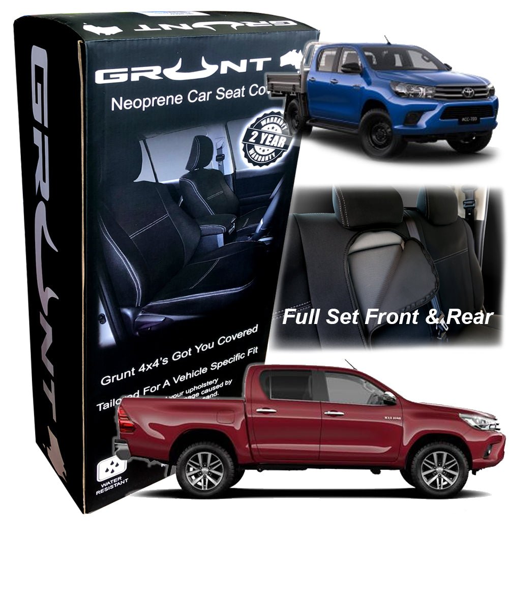 Grunt 4x4 Neoprene Seat Covers - Toyota Hilux (2015-2019) - image 20