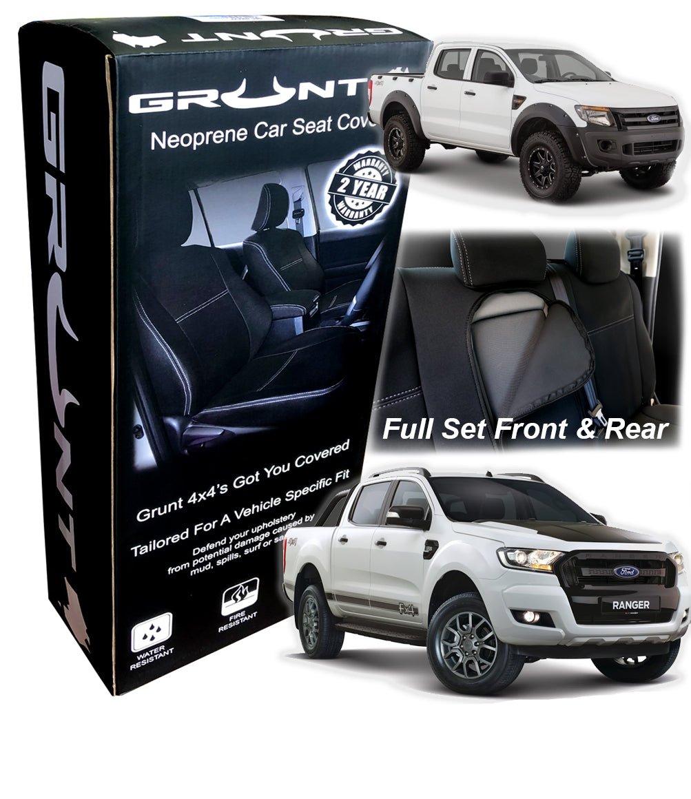Grunt 4x4 Neoprene Seat Covers - Ford Ranger Raptor (09/2018 on) - image 9