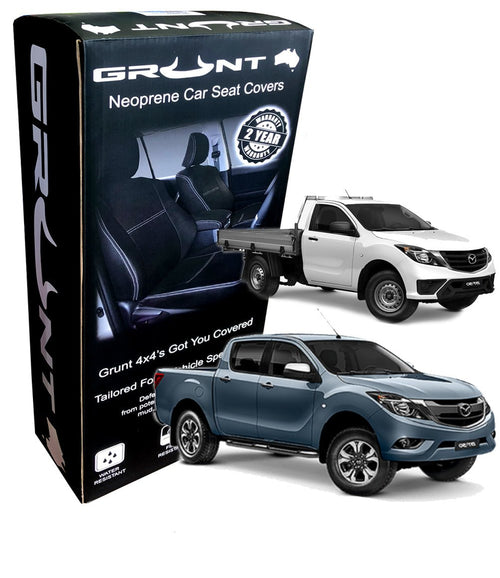 Grunt 4x4 Neoprene Seat Covers - Mazda BT-50 PX2 Series 2 (2016-2019)